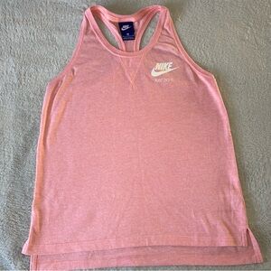 Nike Girls RacerBack Tank Top XLarge Pink Sleeveless Round Neck Solid Swoosh